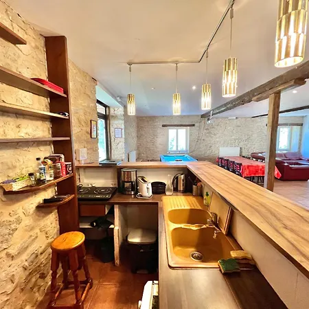 Brasserie Des Paloufettes - Classe 3 Etoiles Prázdninový dům Mas-d'Azil